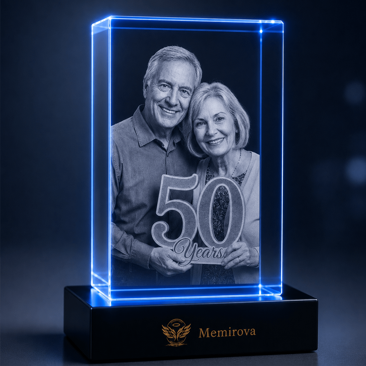 Memirova Years Together Portrait Crystal-Memirova