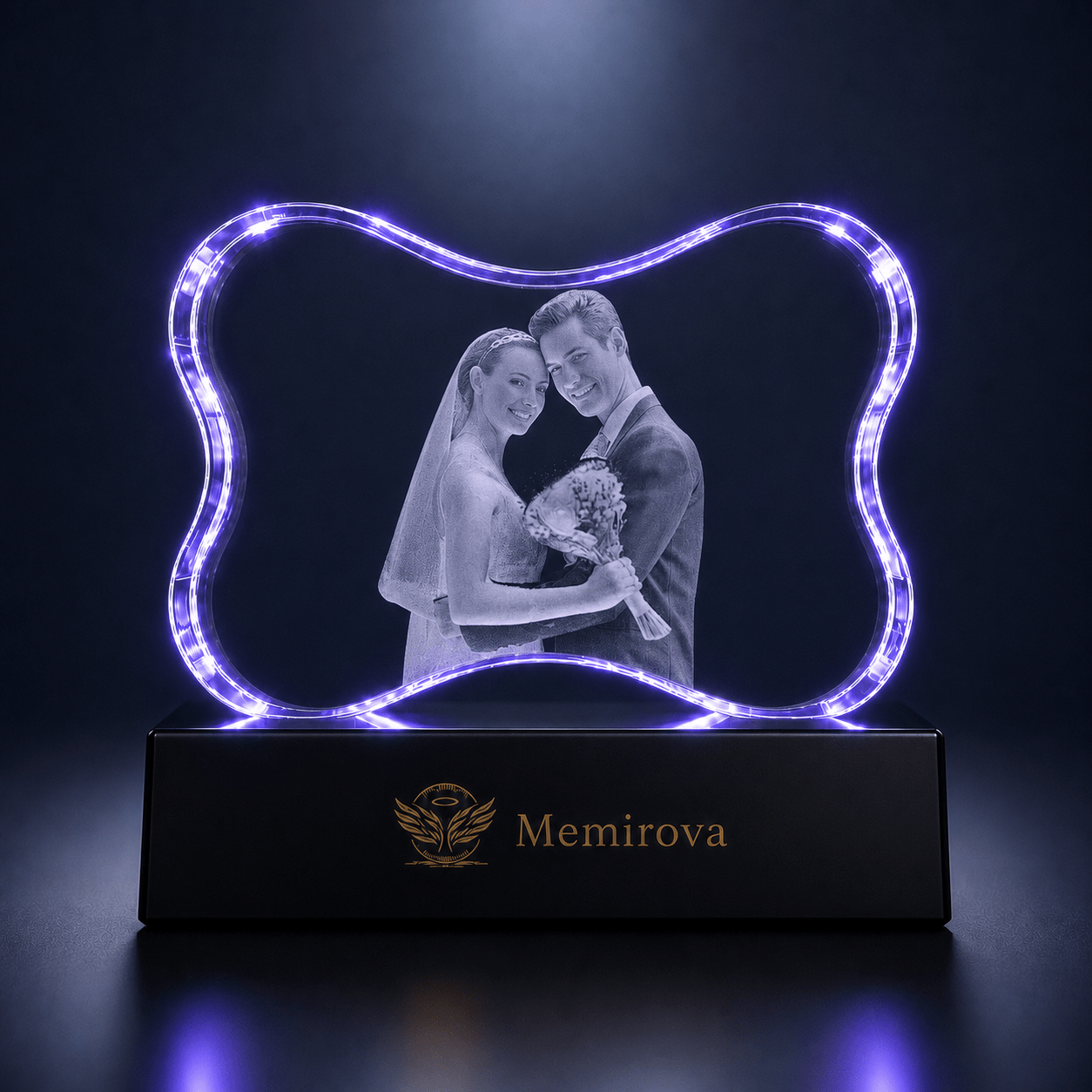 Memirova Wedding Faceted Paw Print Crystal-Memirova