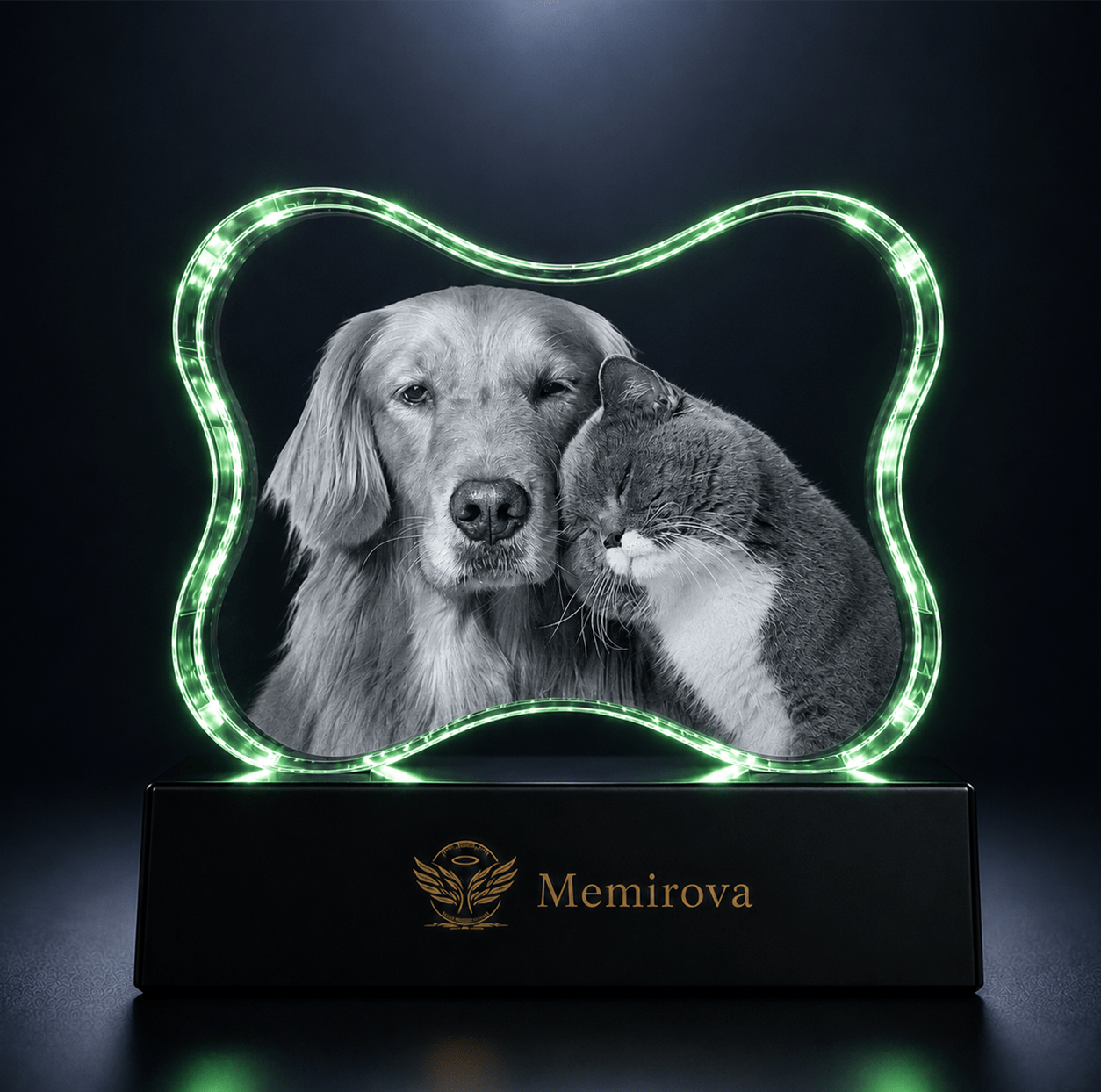 Memirova Our Best Years Bone-Shaped Anniversary Crystal-Memirova