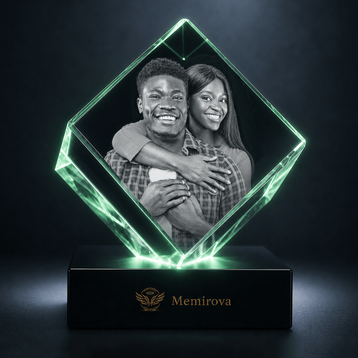 Memirova Milestone Moments Square Photo Crystal-Memirova