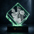 Memirova Wedding Square Crystal Keepsake-Memirova