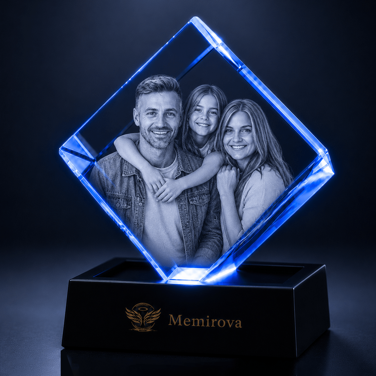 Memirova Milestone Moments Square Photo Crystal-Memirova