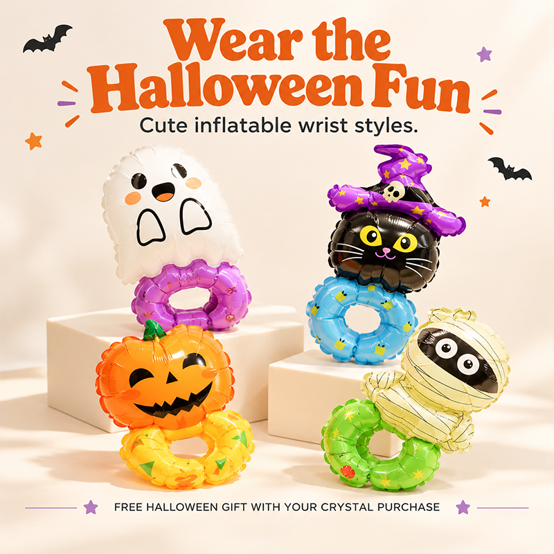 Halloween Inflatable Wristbands & Balloon Wands