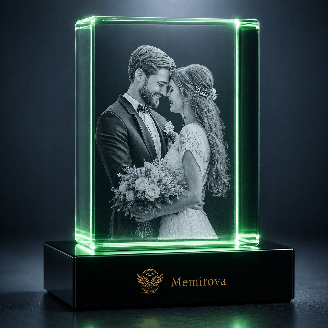 Memirova Wedding Memory Crystal Keepsake-Memirova