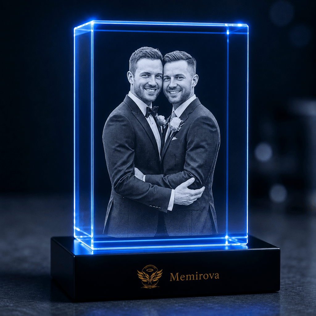 Memirova Wedding Memory Crystal Keepsake-Memirova