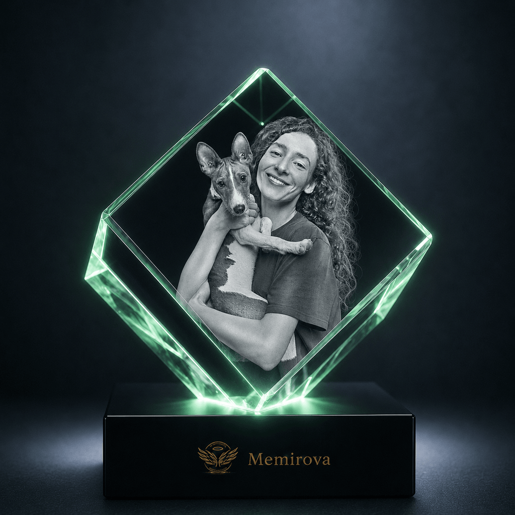 Memirova Forever by My Side Square Pet Crystal-Memirova