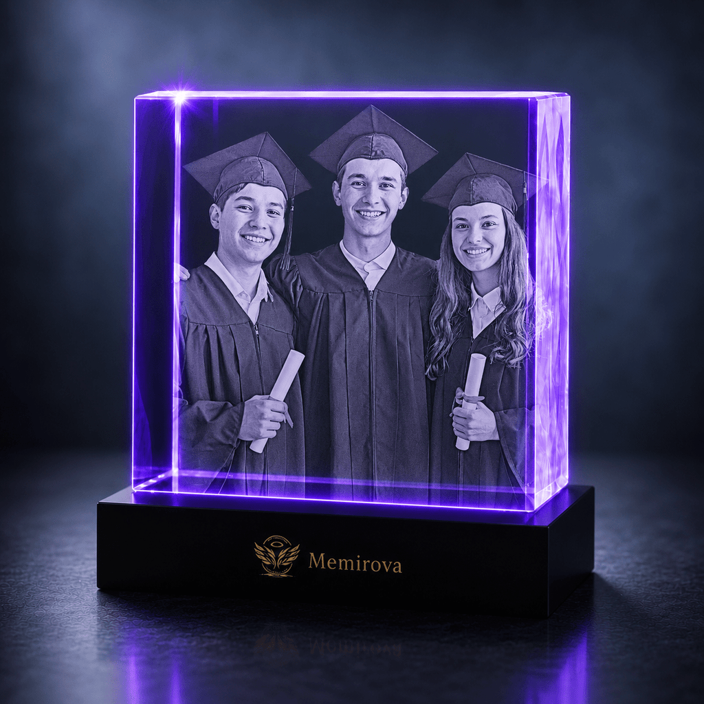 Memirova Graduation Faceted Achievement Crystal-Memirova