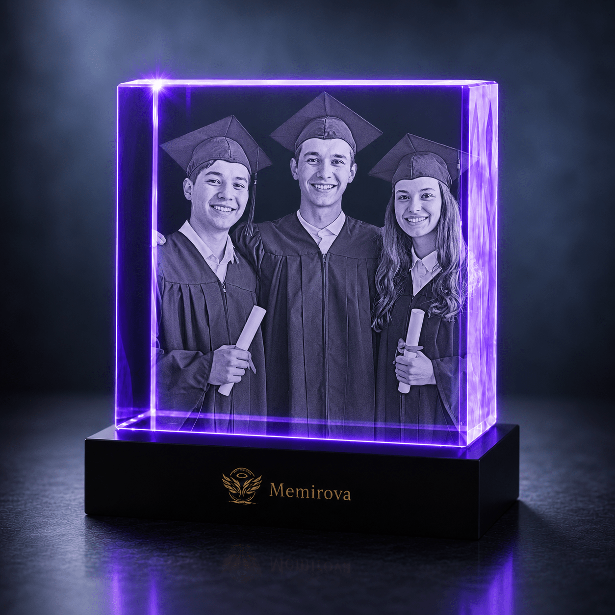 Memirova Graduation Faceted Achievement Crystal-Memirova