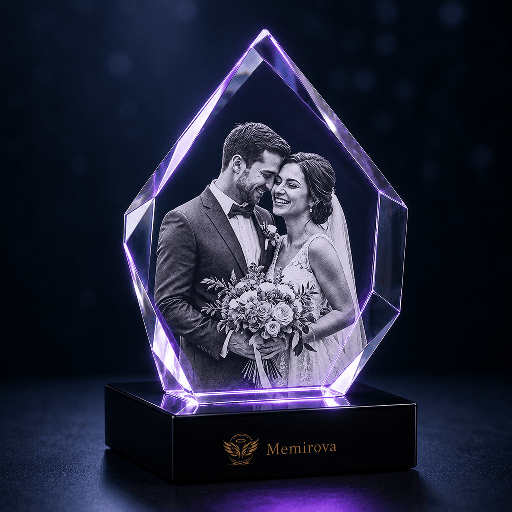 Memirova Wedding Faceted Prestige Crystal Award-Memirova