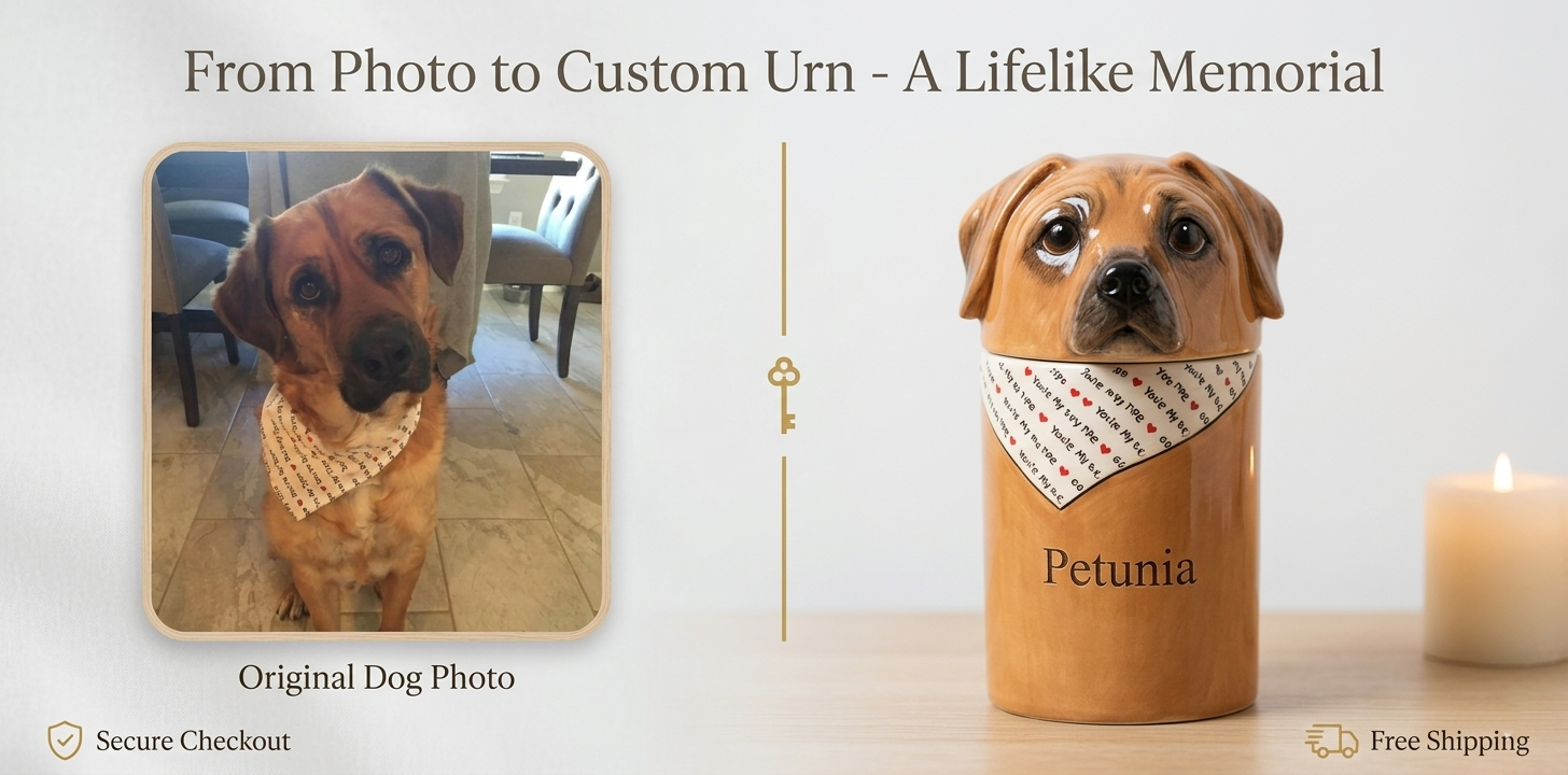 A Gold Retriever's Urn