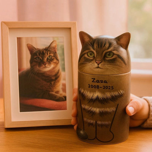 Pet Cremation Box Customizable with Name and Dates