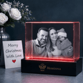 Memirova Christmas custom crystal photo block-Memirova