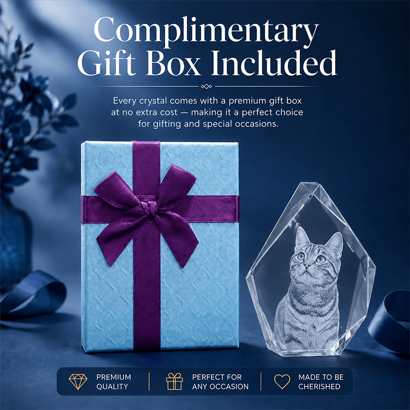 Memirova Graduation Prestige Crystal Award Complimentary Gift Box-Memirova