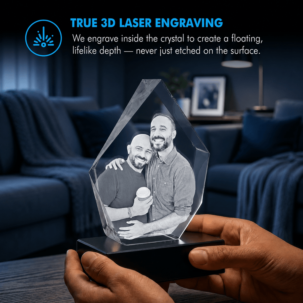 Memirova Legacy of Love Prestige Pet Memorial Crystal True 3D Laser Engraving-Memirova