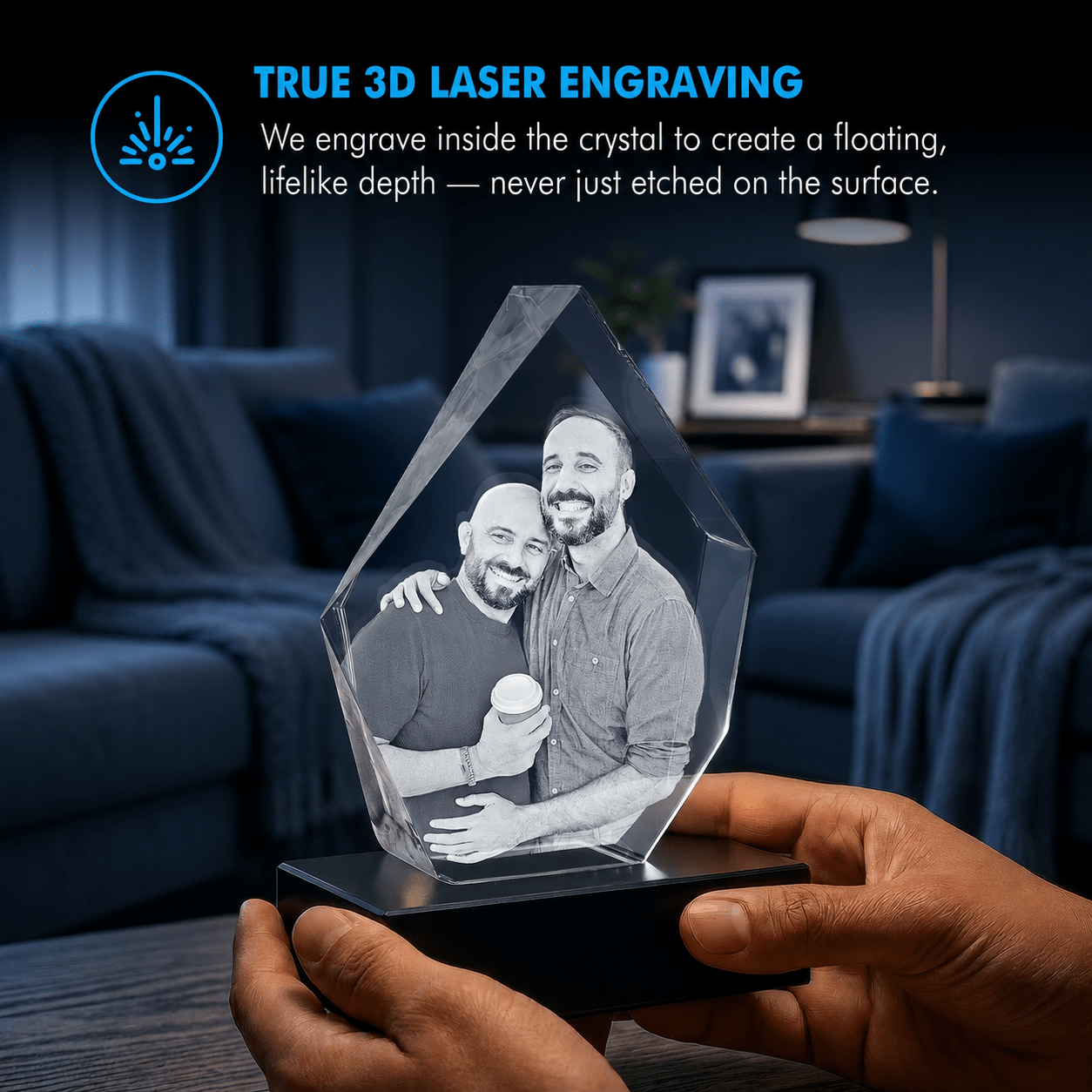 Memirova Grand Romance Prestige Crystal True 3D Laser Engraving-Memirova