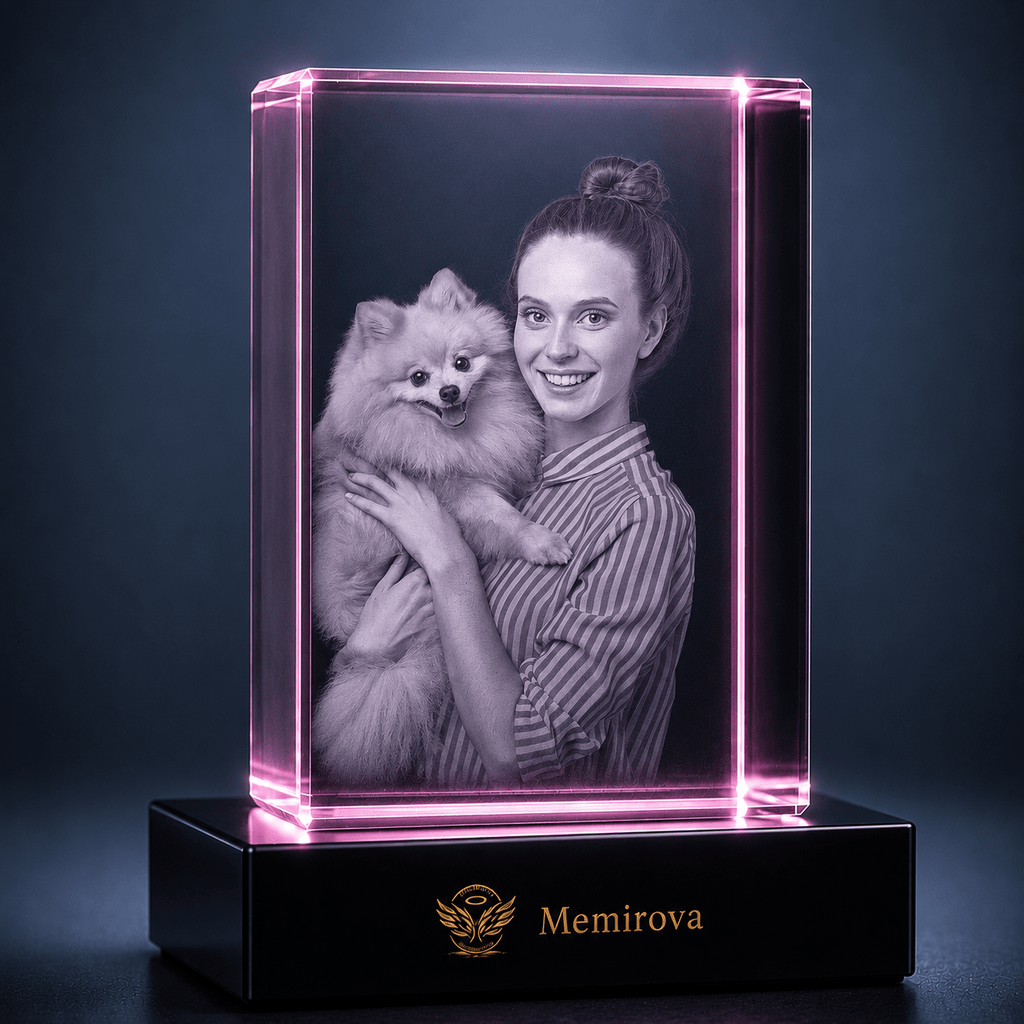 Memirova Everlasting Companion Portrait Crystal-Memirova