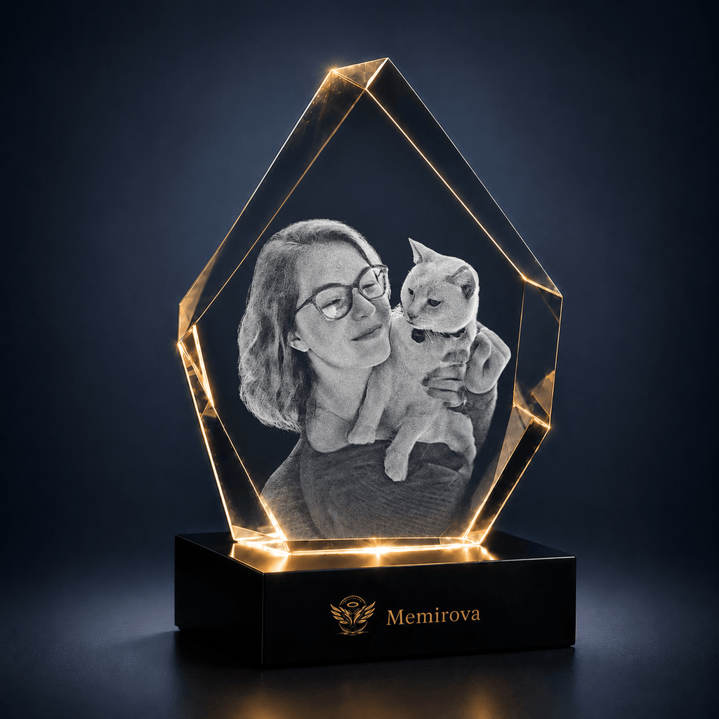 Memirova Legacy of Love Prestige Pet Memorial Crystal-Memirova