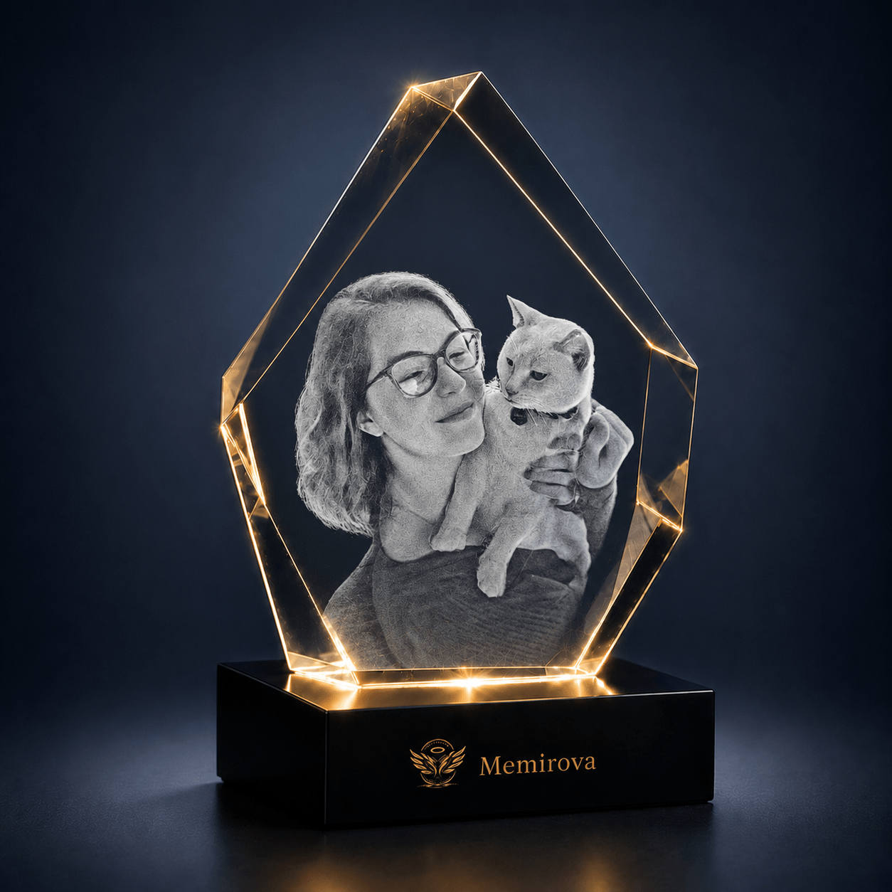 Memirova Legacy of Love Prestige Pet Memorial Crystal-Memirova