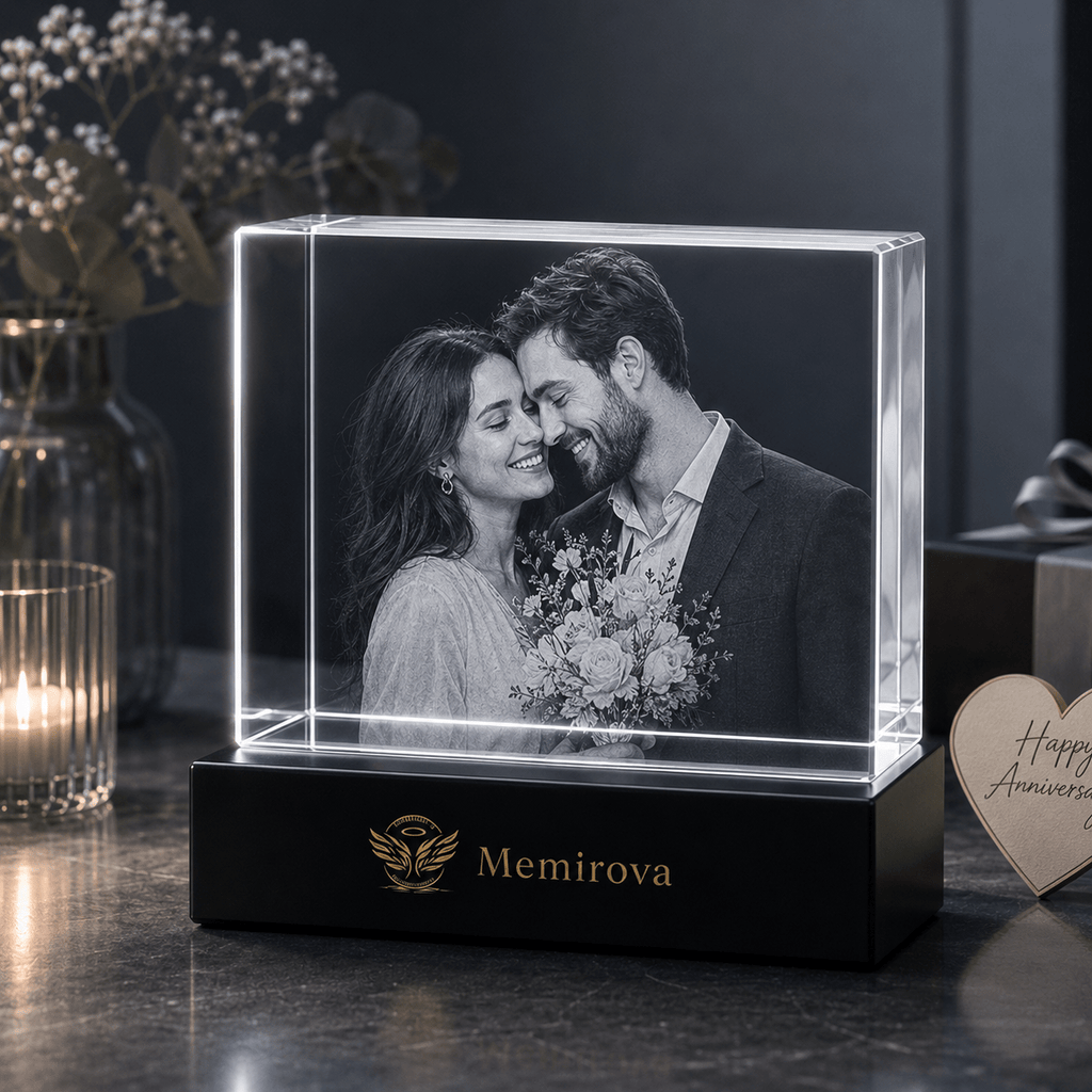 Together Forever Valentine Crystal Plaque-Memirova